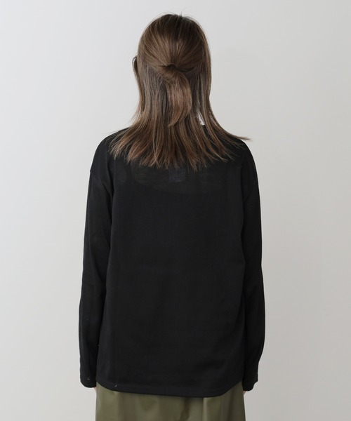 AO2（アオズ）の「▲Long sleeve t-shirt / 無地ロンT 長袖Tシャツ（Tシャツ/カットソー・レディース・ピンク/ホワイト/ブルー/レッド/ブラック・FREE）」の13枚目の写真
