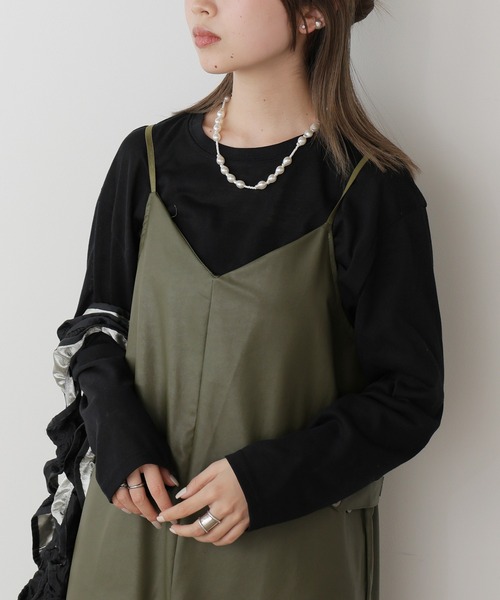 AO2（アオズ）の「▲Long sleeve t-shirt / 無地ロンT 長袖Tシャツ（Tシャツ/カットソー・レディース・ピンク/ホワイト/ブルー/レッド/ブラック・FREE）」の15枚目の写真