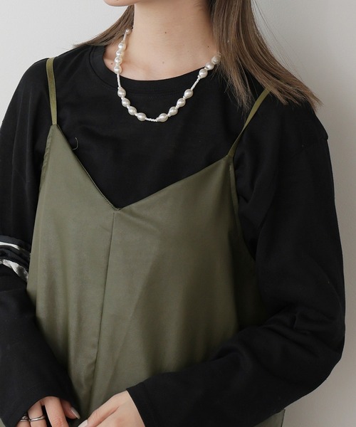 AO2（アオズ）の「▲Long sleeve t-shirt / 無地ロンT 長袖Tシャツ（Tシャツ/カットソー・レディース・ピンク/ホワイト/ブルー/レッド/ブラック・FREE）」の17枚目の写真