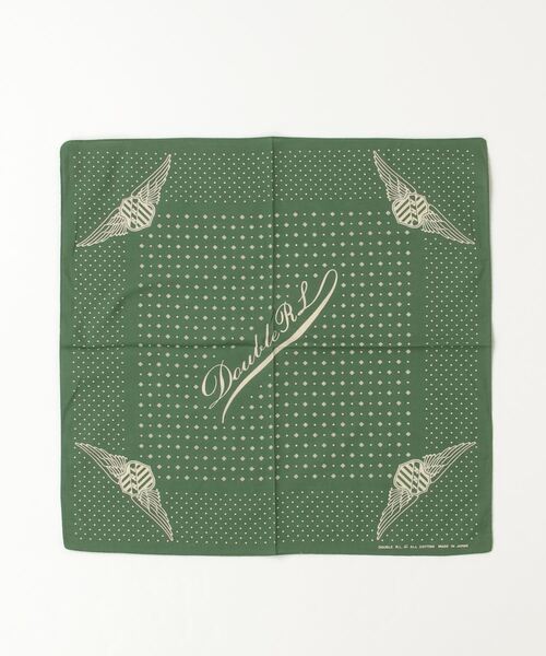 RRL（ダブル アール エル）の「ロゴ コットン バンダナ（バンダナ