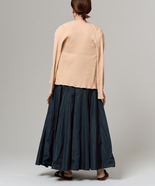 IENA LA BOUCLE（イエナラブークル）の「IENA LA BOUCLE PEATH リブVネックカーディガン（カーディガン/ボレロ・レディース・ベージュ/ネイビー/グリーン・FREE）」の13枚目の写真