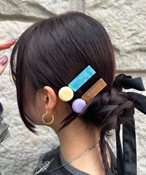 colette ヘアクリップ 10個セット Amazon.co.jp: ヘアクリップ バンスクリップ 2本セット メタル