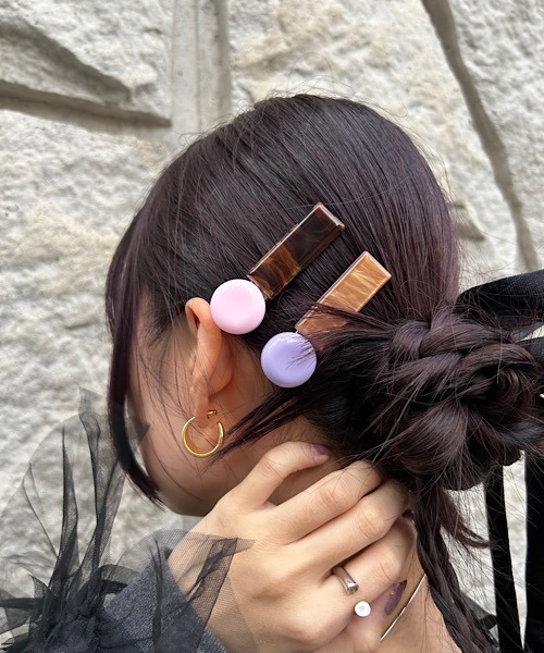 セール】【Kukulu TOKYO】candy hair clip（バレッタ/ヘア