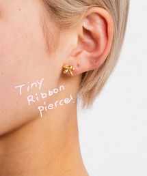 Tiny Ribbon Pierce-シルバー925リボンピアス-