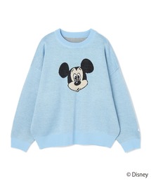 【Disney/ディズニー】Mickey Mouse/ミッキーマウス/ジャガードニットプルオーバー《新色追加》