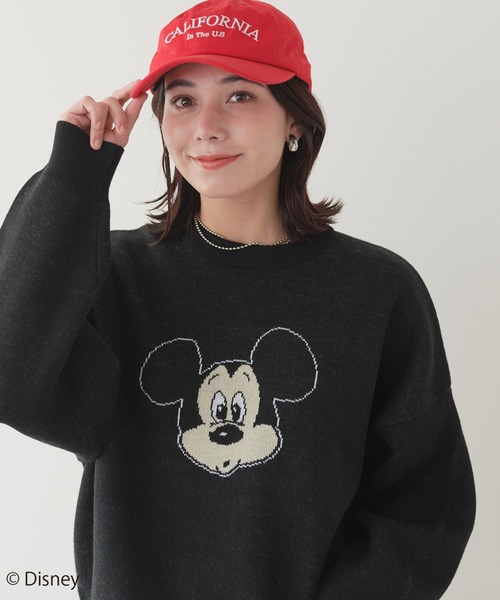 Disney Golf Classic 長袖ニット　ミッキー　M 新品 Disney Golf Classic 長袖ニット ミッキー M 新品