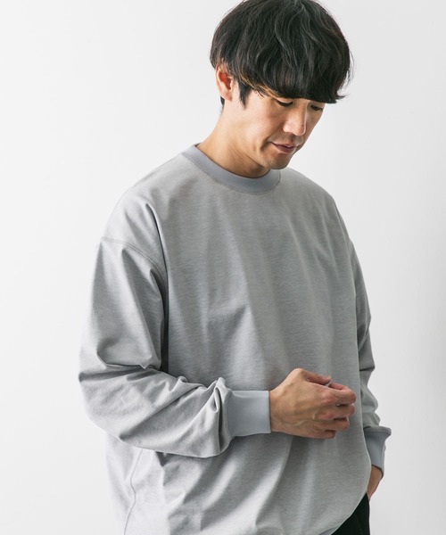 URBAN RESEARCH DOORS(アーバンリサーチドアーズ)の「『イージーケア』『速乾』クイックドライ裏毛スウェット(スウェット・メンズ・グレー/ブラック/グリーン系その他・MEDIUM/LARGE/X-LARGE)」の15枚目の写真