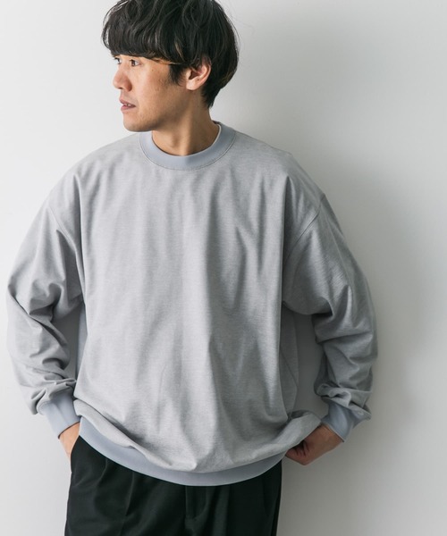 URBAN RESEARCH DOORS(アーバンリサーチドアーズ)の「『イージーケア』『速乾』クイックドライ裏毛スウェット(スウェット・メンズ・グレー/ブラック/グリーン系その他・MEDIUM/LARGE/X-LARGE)」の17枚目の写真