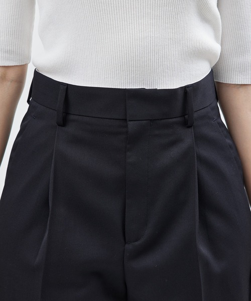 【セール】カルゼワンタックストレートパンツ【セットアップ対応】（その他パンツ）｜ROPE'（ロペ）