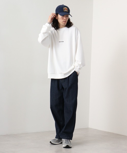 Red Cap Girl(レッドキャプガール)の「REDCAPGIRL ダンボールニット バックプリント クルーネック(スウェット・メンズ・ブラック/ホワイト/グレー/ブルー・M/L)」の16枚目の写真