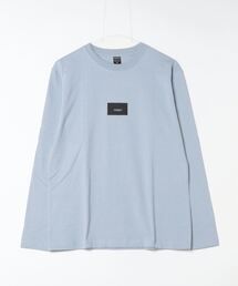 TRAP/U （トラップユー）の「コットン天竺 / BOXロゴプリント クルーネック ロンTee（長袖）（Tシャツ/カットソー）」