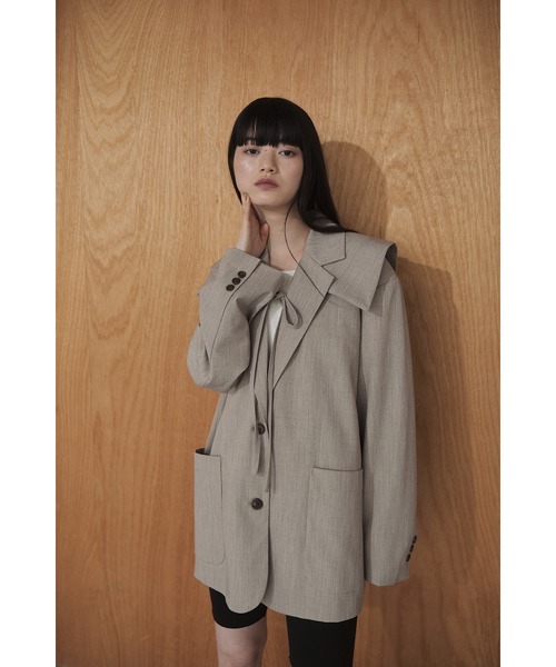 オオシマレイ KIN セーラーカラー ジャケット オオシマレイ KIN セーラーカラー ジャケット オリジナルパンク擬態