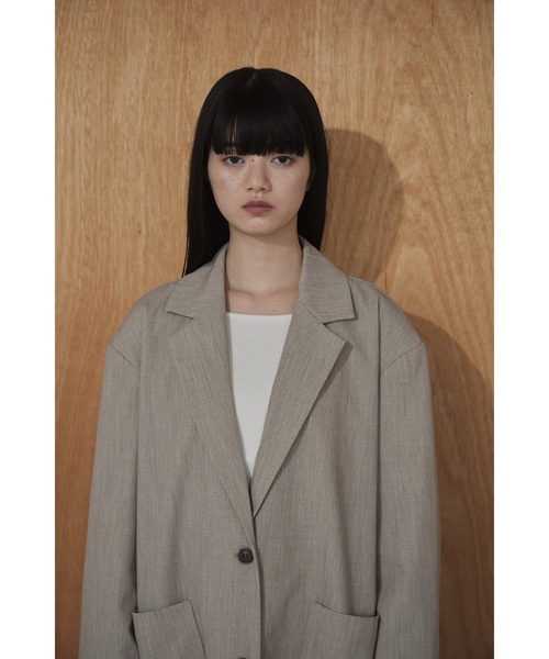 Abor（アボア）の「【Abor】セーラーカラー2way オーバージャケット