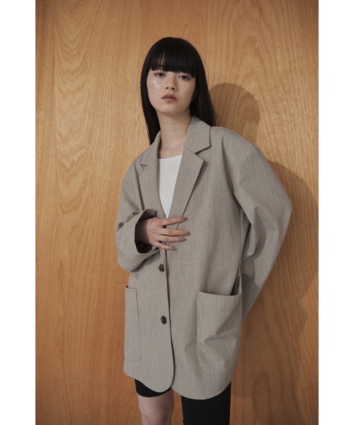 Abor（アボア）の「【Abor】セーラーカラー2way オーバージャケット