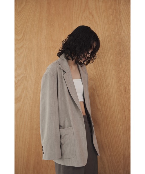 Abor（アボア）の「【Abor】セーラーカラー2way オーバージャケット 