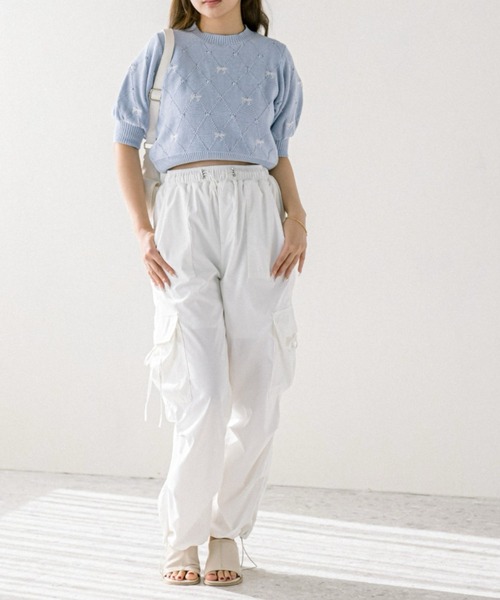 OLIVE des OLIVE（オリーブデオリーブ）の「リボンポケットカーゴ