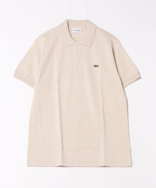 LACOSTE（ラコステ）の「《LACOSTE》L1264LJ-99（ポロシャツ・メンズ・ライトグレー/ライトインディゴブルー/インディゴブルー/ヘザーグレー/クリーム/ブルー系その他・3/4/5/6）」の4枚目の写真