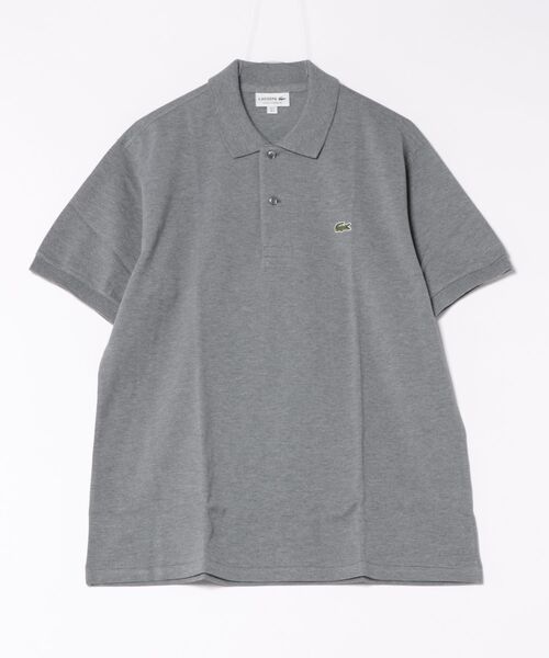 LACOSTE（ラコステ）の「《LACOSTE》L1264LJ-99（ポロシャツ・メンズ・ライトグレー/ライトインディゴブルー/インディゴブルー/ヘザーグレー/クリーム/ブルー系その他・3/4/5/6）」の3枚目の写真