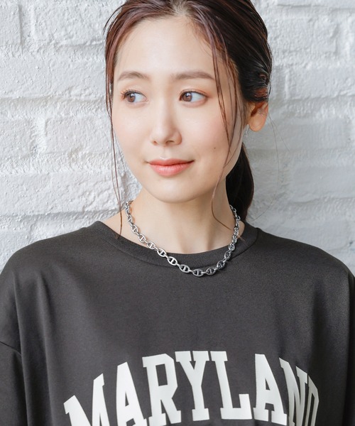 IDEASWAM ネックレス GLOBAL WORK（グローバルワーク）の「ステンレスハートネックレス