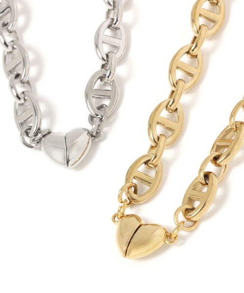 GLOBAL WORK（グローバルワーク）の「ステンレスハートネックレス