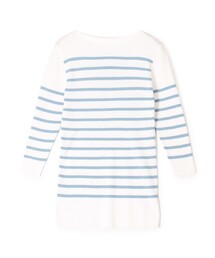 GALERIE VIE | ギザコットンリブ ボートネックプルオーバー(ニット/セーター)