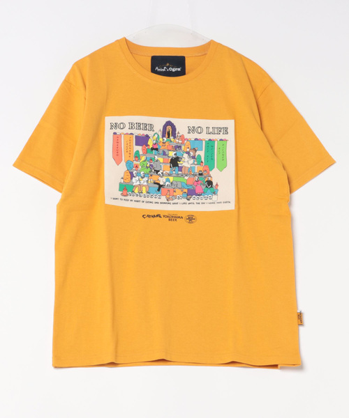 【チャイハネ】YOKOHAMA BEER×grn×Amina サルビTシャツ（Tシャツ/カットソー）｜チャイハネ（チャイハネ）