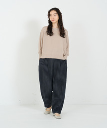 リネンコットン天竺2wayカーディガン