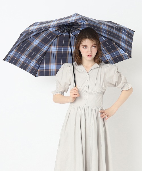 折りたたみ傘 'Birbrella チェック”（折りたたみ傘
