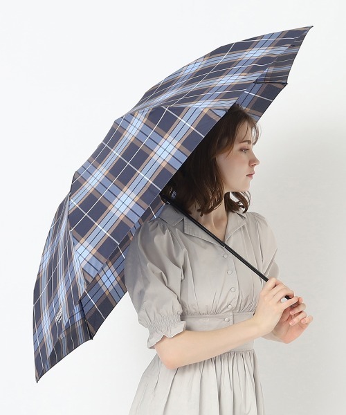 折りたたみ傘 'Birbrella チェック”（折りたたみ傘