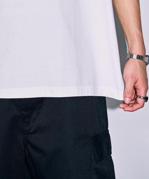 WEGO（ウィゴー）の「WEGO/ボーイズグラフィックリンガーBIGT（Tシャツ/カットソー・メンズ・ホワイト/ライトグレー/ブルー・MEDIUM/LARGE）」の11枚目の写真