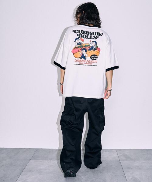 WEGO/ボーイズグラフィックリンガーBIGT（Tシャツ/カットソー