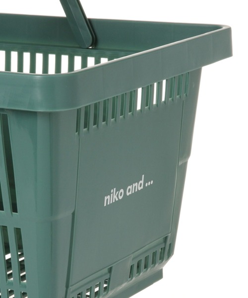 niko and...（ニコアンド）の「オリジナルレジカゴ（収納グッズ・レディース・グリーン/ブルー/チャコール・0）」の14枚目の写真