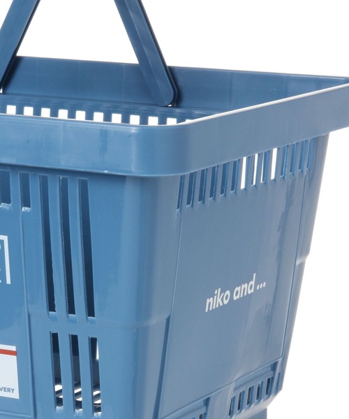 niko and...（ニコアンド）の「オリジナルレジカゴ（収納グッズ・レディース・グリーン/ブルー/チャコール・0）」の4枚目の写真