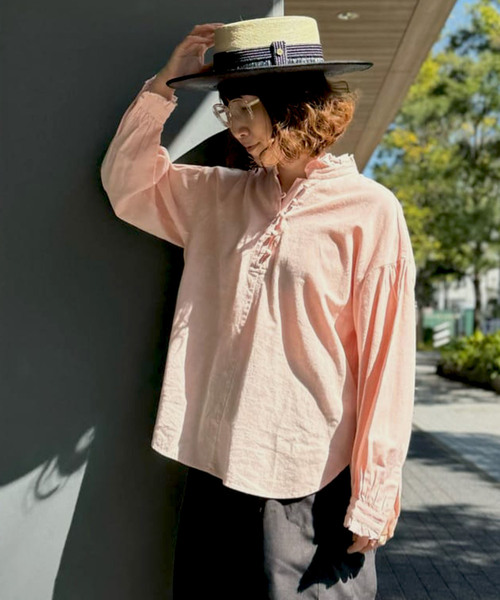 ジャーナルスタンダードラックス | タイプワッシャータックギャザーブラウス ジャーナルスタンダードラックス | タイプワッシャータック