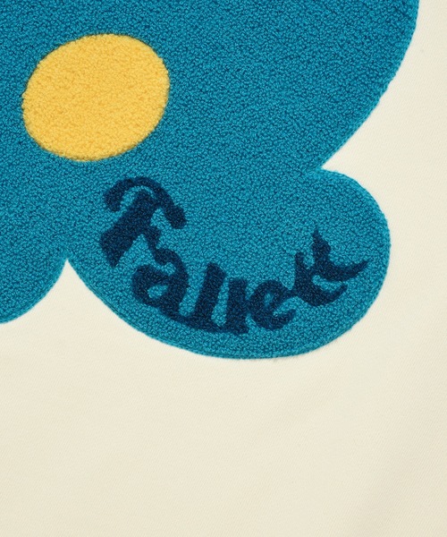 Fallett(ファレット)の「ブークレ フラワー スウェットシャツ(スウェット・レディース・ネイビー/アイボリー・M/S)」の8枚目の写真
