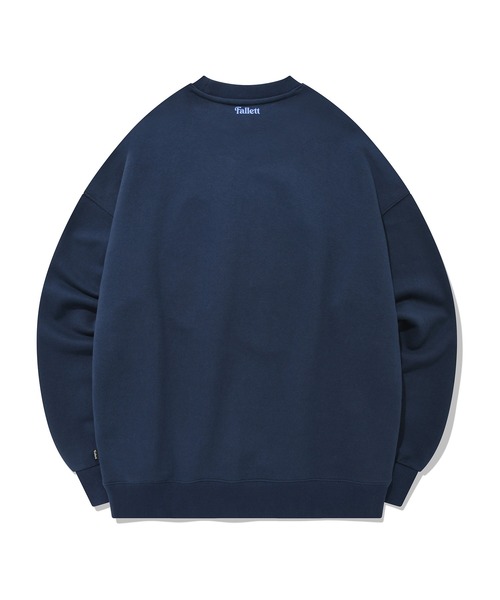Fallett(ファレット)の「ブークレ フラワー スウェットシャツ(スウェット・レディース・ネイビー/アイボリー・M/S)」の12枚目の写真