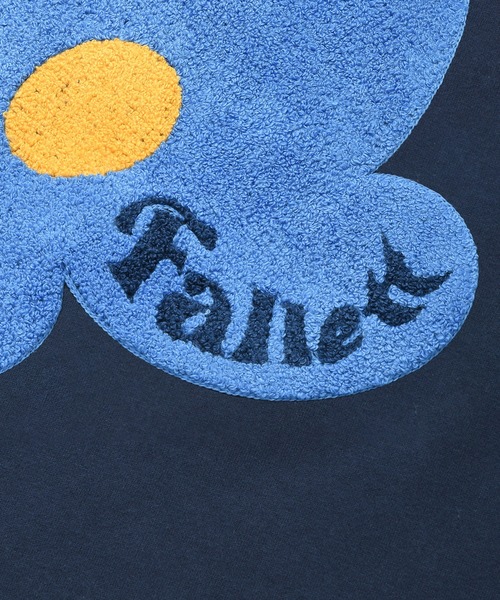 Fallett(ファレット)の「ブークレ フラワー スウェットシャツ(スウェット・レディース・ネイビー/アイボリー・M/S)」の15枚目の写真