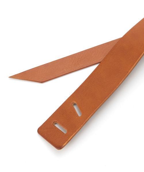 Ray BEAMS（レイビームス）の「Ray BEAMS / 40mmレザーベルト▲（ベルト・レディース・ブラック/ライトブラウン・ONE SIZE）」の12枚目の写真