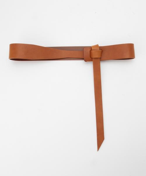 Ray BEAMS（レイビームス）の「Ray BEAMS / 40mmレザーベルト▲（ベルト・レディース・ブラック/ライトブラウン・ONE SIZE）」の8枚目の写真