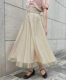 F i.n.t | フロントレースアップチュールフレアースカート/F&A(スカート)