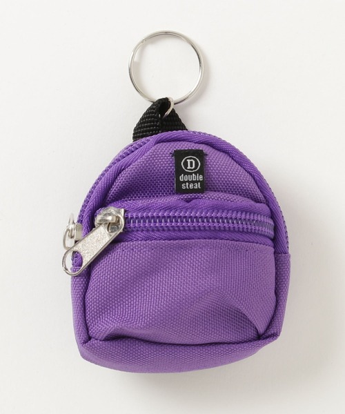 DOUBLE STEAL（ダブルスティール）の「バックパックキーホルダー（キーホルダー・メンズ・ブラック/ベージュ/パープル/ブラウン・FREE）」の5枚目の写真