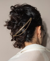 voov（ブーブ）の「ニュアンス ライン スティック チェーン バレッタ（バレッタ/ヘアクリップ）」