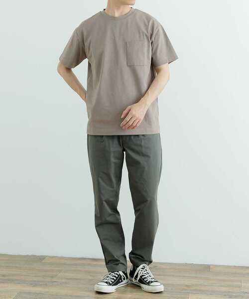 ITEMS URBANRESEARCH(アイテムズ アーバンリサーチ)の「『吸水速乾/イージーケア/UVカット』高機能TC天竺 ポケットTシャツ(Tシャツ/カットソー・メンズ・チャコールグレー/ブルー/グレー系その他/ホワイト・MEDIUM/LARGE)」の8枚目の写真