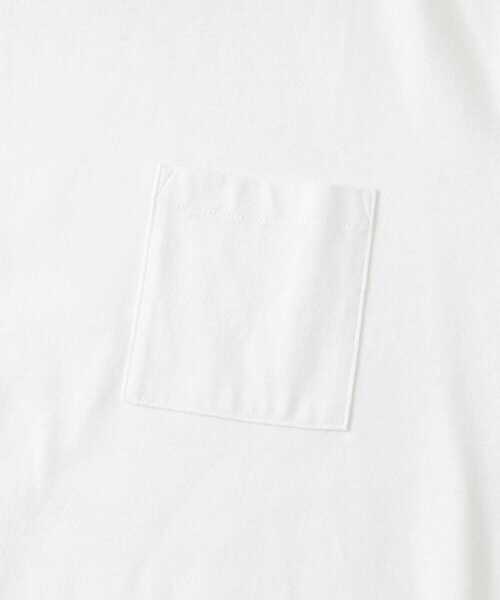 ITEMS URBANRESEARCH(アイテムズ アーバンリサーチ)の「『吸水速乾/イージーケア/UVカット』高機能TC天竺 ポケットTシャツ(Tシャツ/カットソー・メンズ・チャコールグレー/ブルー/グレー系その他/ホワイト・MEDIUM/LARGE)」の18枚目の写真