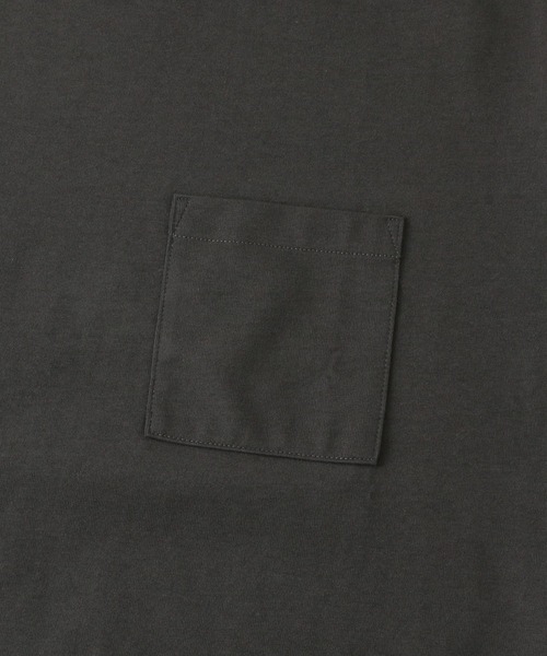 ITEMS URBANRESEARCH(アイテムズ アーバンリサーチ)の「『吸水速乾/イージーケア/UVカット』高機能TC天竺 ポケットTシャツ(Tシャツ/カットソー・メンズ・チャコールグレー/ブルー/グレー系その他/ホワイト・MEDIUM/LARGE)」の19枚目の写真