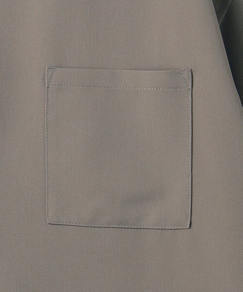 green label relaxing（グリーンレーベルリラクシング）の「【WEB限定】＜GLR or＞ドレープ リラックス ショートスリーブ シャツ（シャツ/ブラウス・メンズ・モカ/ライトグレー/ライトブルー/ブラック・M/S/L）」の17枚目の写真