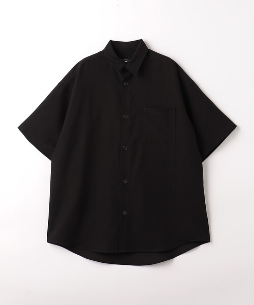 green label relaxing（グリーンレーベルリラクシング）の「【WEB限定】＜GLR or＞ドレープ リラックス ショートスリーブ シャツ（シャツ/ブラウス・メンズ・モカ/ライトグレー/ライトブルー/ブラック・M/S/L）」の20枚目の写真