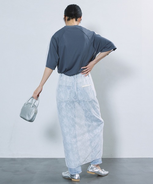 Firsthand（ファーストハンド）の「Firsthand/ファーストハンド マルチウェイレーススカート / シアースカート / レーススカート / ニットスカート / 3WAYスカート（スカート・レディース・ブラック/ホワイト・FREE）」の12枚目の写真