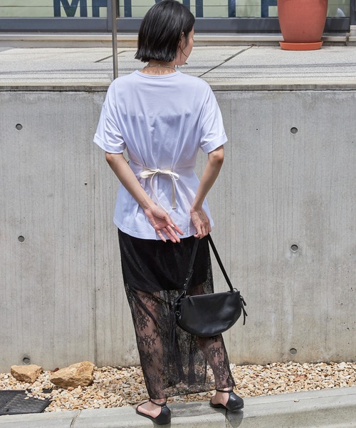 Firsthand（ファーストハンド）の「Firsthand/ファーストハンド マルチウェイレーススカート / シアースカート / レーススカート / ニットスカート / 3WAYスカート（スカート・レディース・ブラック/ホワイト・FREE）」の22枚目の写真