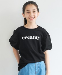 coca（coca） | キッズ パフスリーブロゴTシャツ(Tシャツ/カットソー)